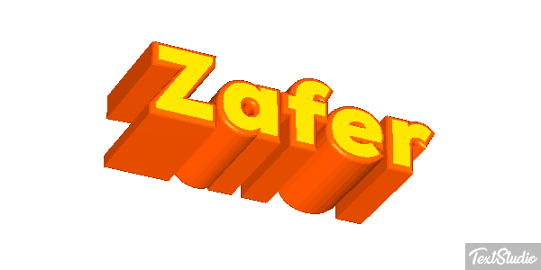 Zafer Texteffekt