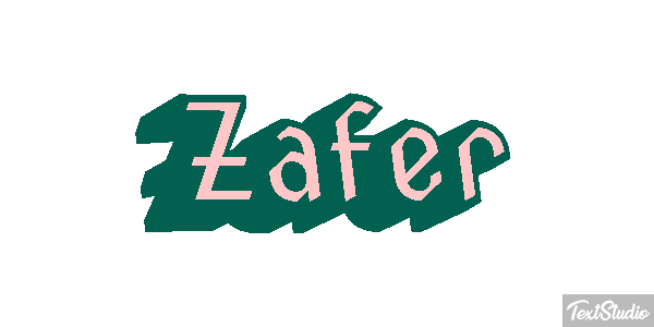 Zafer Texteffekt