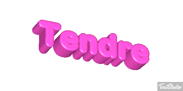 Tendre Effet de texte