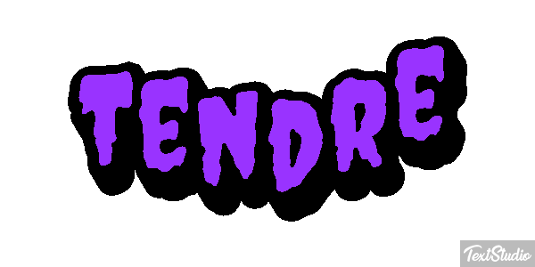 Tendre Effet de texte