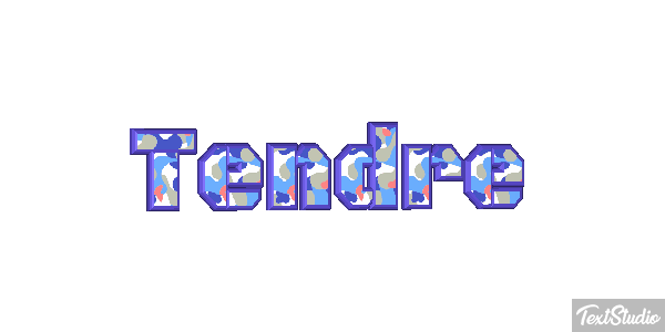 Tendre Effet de texte