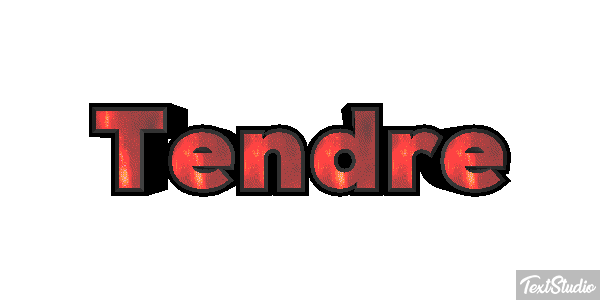 Tendre Effet de texte