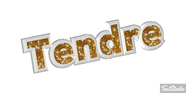 Tendre Effet de texte