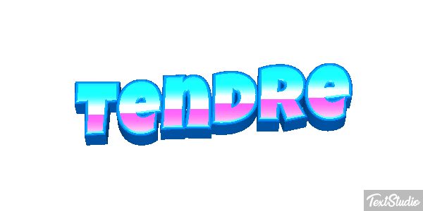 Tendre Effet de texte