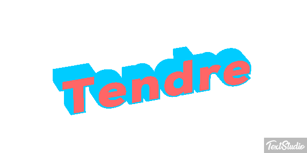 Tendre Effet de texte
