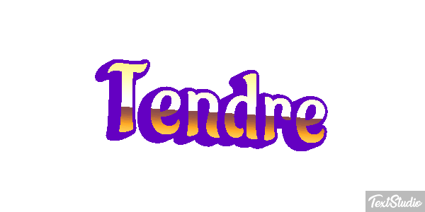 Tendre Effet de texte