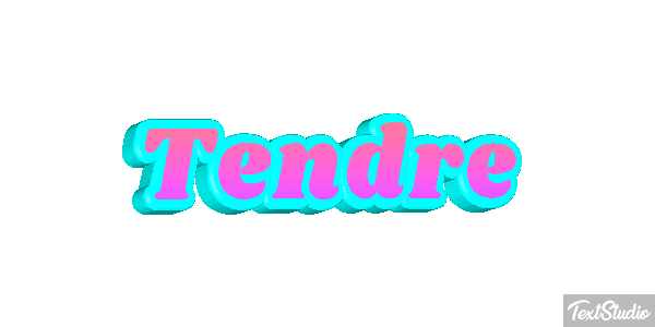 Tendre Effet de texte