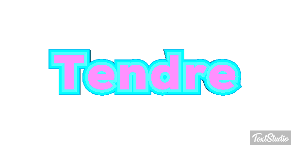 Tendre Effet de texte