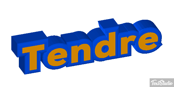Tendre Effet de texte