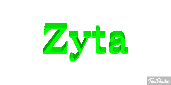 Zyta Efekt tekstowy