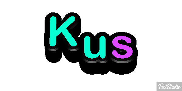 Kus Tekst effect