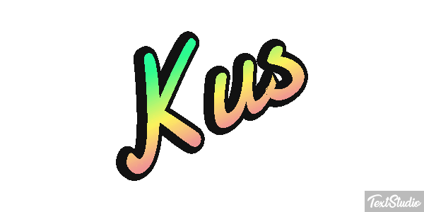 Kus Tekst effect