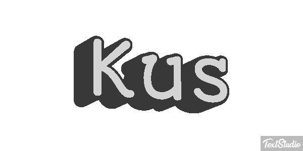 Kus Tekst effect