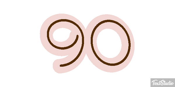 90 Effetto testo