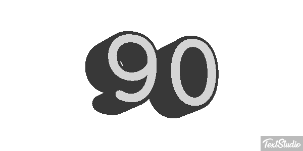 90 Effetto testo