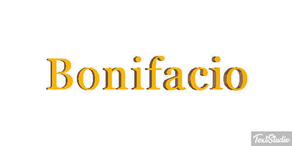 Bonifacio Effetto testo
