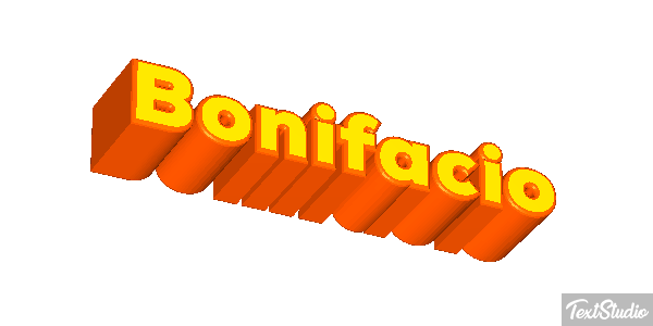 Bonifacio Effetto testo