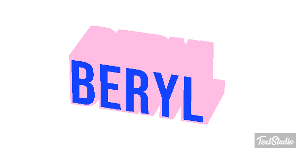 Beryl Text effect