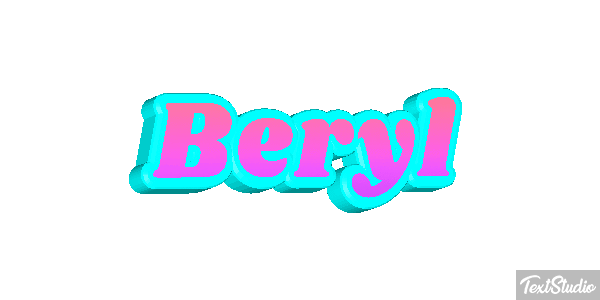 Beryl Text effect