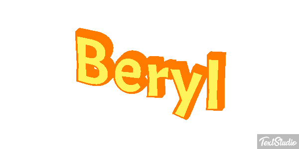 Beryl Text effect
