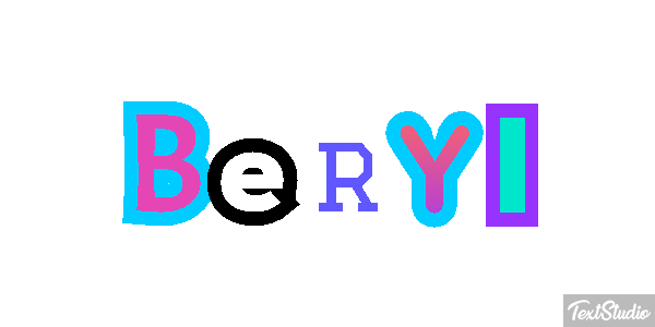 Beryl Text effect