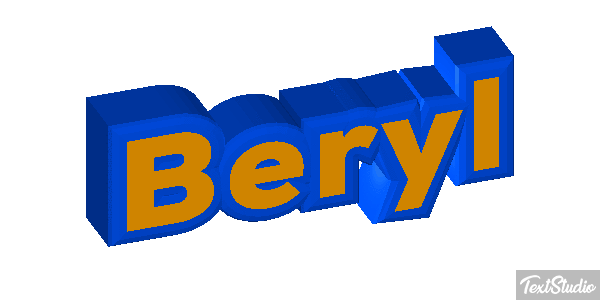 Beryl Text effect