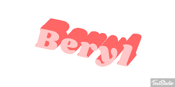 Beryl Text effect
