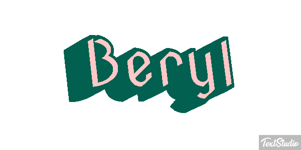 Beryl Text effect