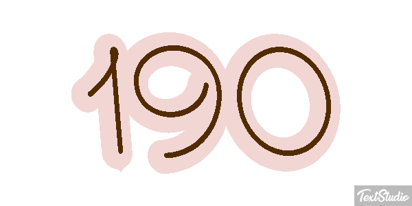 190 Text effect