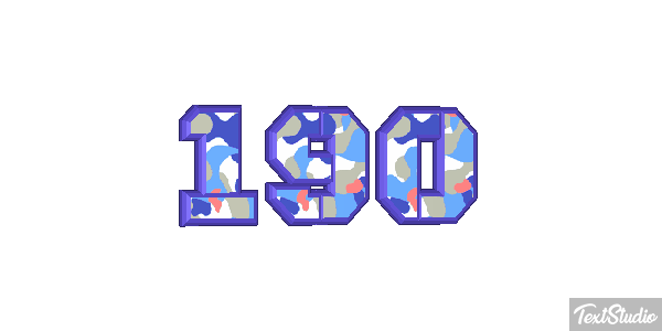 190 Text effect