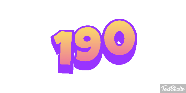 190 Text effect