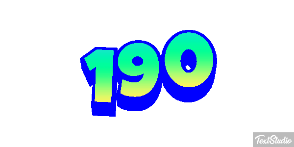190 Text effect