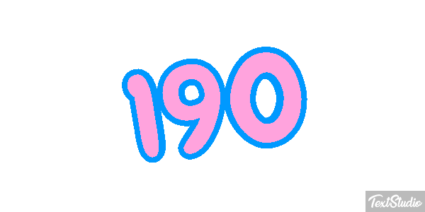 190 Text effect