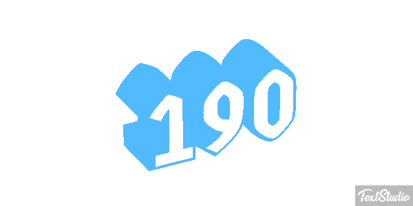 190 Text effect