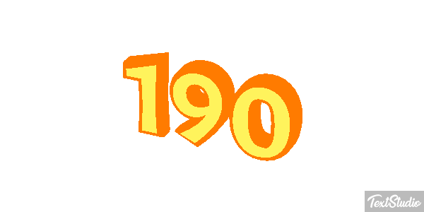 190 Text effect
