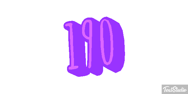 190 Text effect