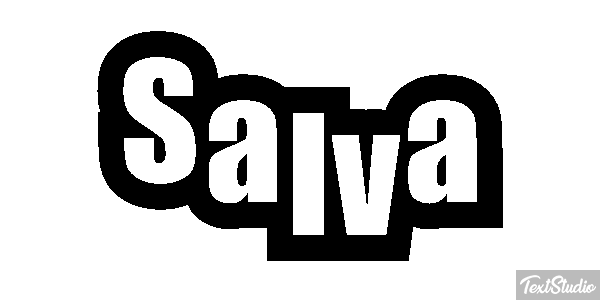 Salva Text effect