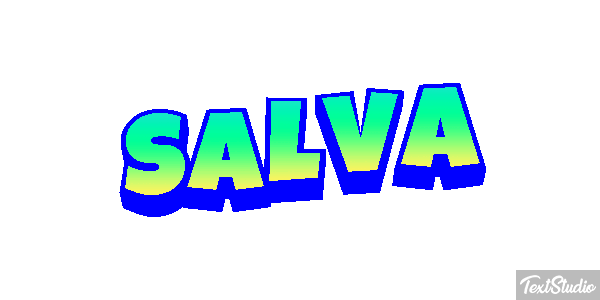 Salva Text effect
