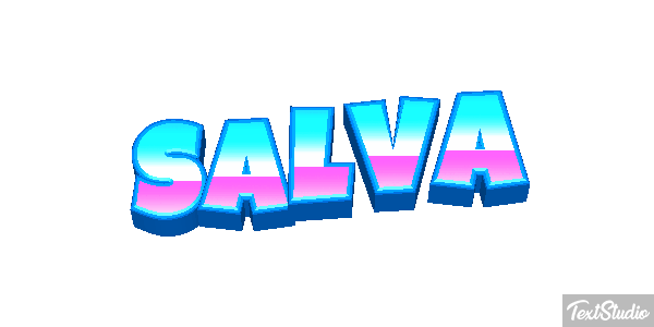 Salva Text effect