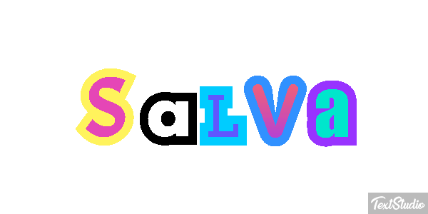 Salva Text effect