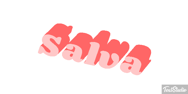 Salva Text effect