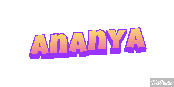 Ananya Tekst effect