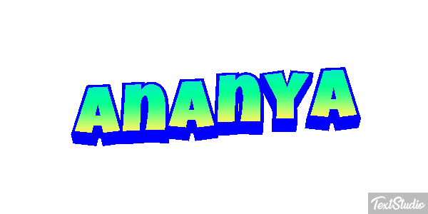 Ananya Tekst effect