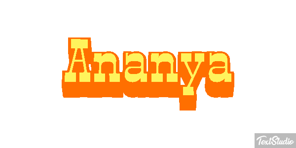 Ananya Tekst effect