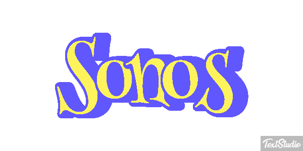 Sonos Text effect