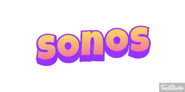 Sonos Text effect