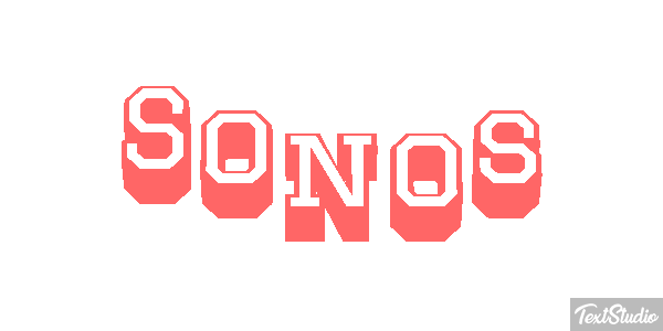 Sonos Text effect
