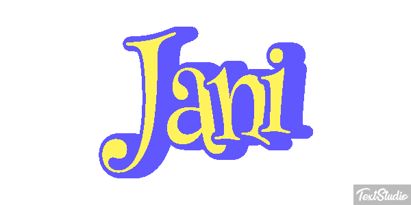 Jani Tekst effect