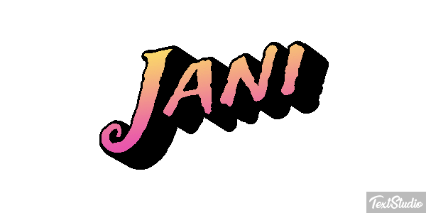 Jani Tekst effect