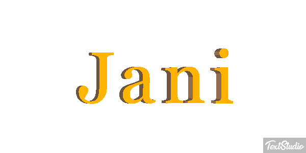 Jani Tekst effect
